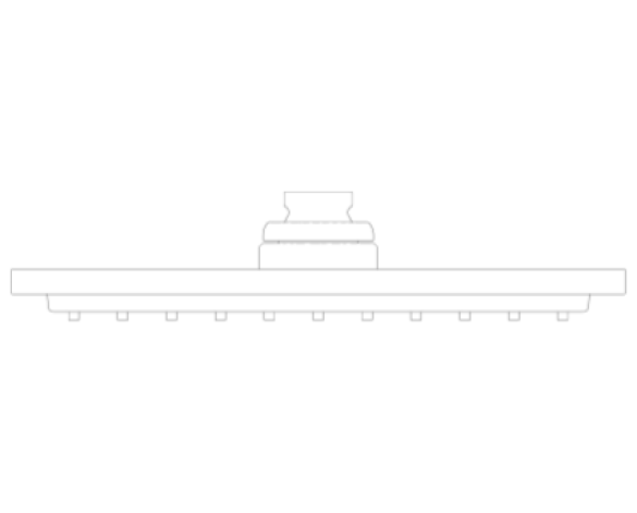 Product: RAINSHOWER AQUA 230 Head shower 1 spray (26876000)