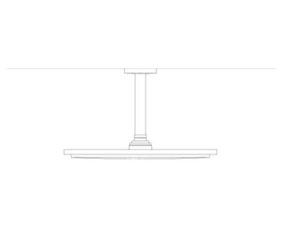 Revit, Bim, Store, Components, MEP, Object, Grohe, shower, Head, Ceiling, Rainshower, Cosmopolitan, 310, 142mm, 26067000