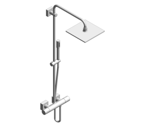 Product: Grohe Rainshower F-Series System 254 Shower system with thermostat for wall mounting - 27469000