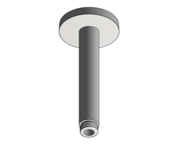 Revit, Bim, Store, Components, MEP, Object, Grohe, Plumbing, Fixtures, METRIC, Rainshower, Shower, Arm, 142mm, 28724000