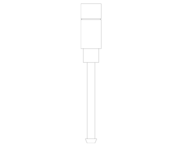 Revit, Bim, Store, Components, MEP, Object, Grohe, Plumbing, Fixtures, 14, METRIC, Rondo, Flush, Valve, for, Urinal, 37339000