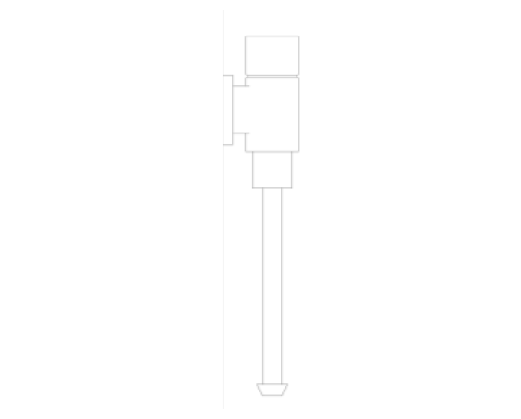 Revit, Bim, Store, Components, MEP, Object, Grohe, Plumbing, Fixtures, 14, METRIC, Rondo, Flush, Valve, for, Urinal, 37339000