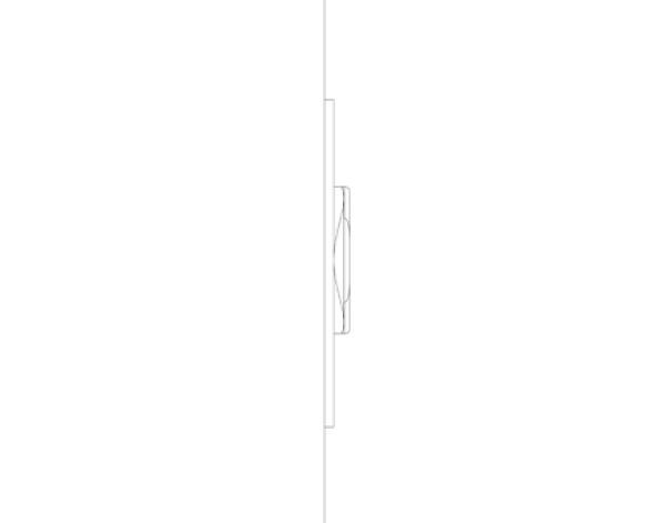 Revit, Bim, Store, Components, MEP, Object, Grohe, Plumbing, Fixtures, 14, METRIC, Skate, Air, WC, Wall, Plate, 38506000, 38506SH0