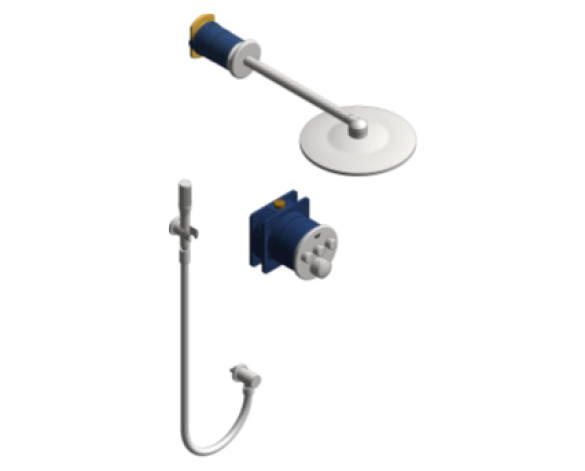 Revit, Bim, Store, Components, MEP, Object, Grohe, Plumbing, Fixtures, 15, METRIC, Smart, Control, Mixer, Bundle, 34709000