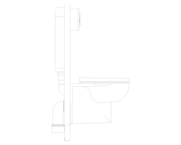 Revit, Bim, Store, Components, MEP, Object, Grohe, Plumbing, Fixtures, 14, METRIC, Solido, Perfect, WC, Toilet, Flushing Cistern, 39191000