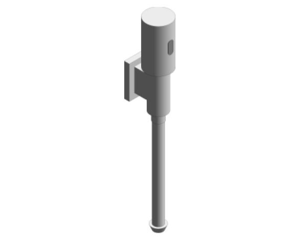 Revit, Bim, Store, Components, MEP, Object, Grohe, Plumbing, Fixtures, 14, METRIC, Rondo, Flush, Valve, for, Urinal, 37421000