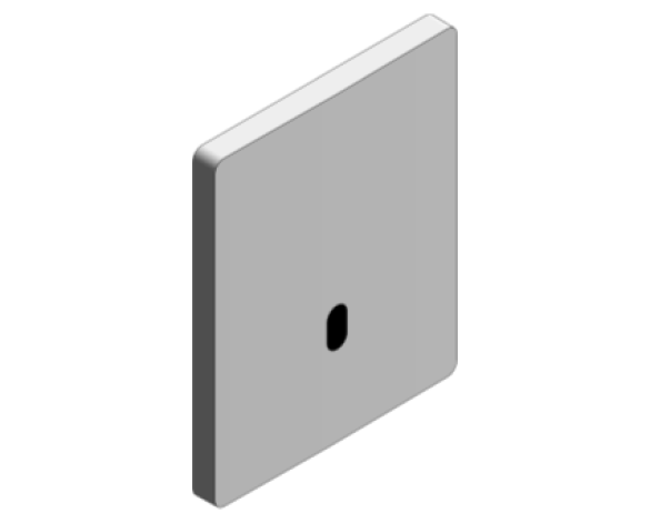 Revit, Bim, Store, Components, MEP, Object, Grohe, Plumbing, Fixtures, 14, METRIC, Tectron, Skate, Wall, Plate, 37321SH1