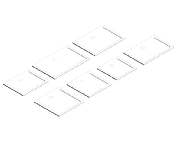 Revit, Bim, Store, Components, MEP, Object, Plumbing, Fixtures, METRIC, Grohe, Chrome, Universal, Shower, Tray, 39300000, 39301000, 39302000, 39305000, 39306000, 39307000, 39308000