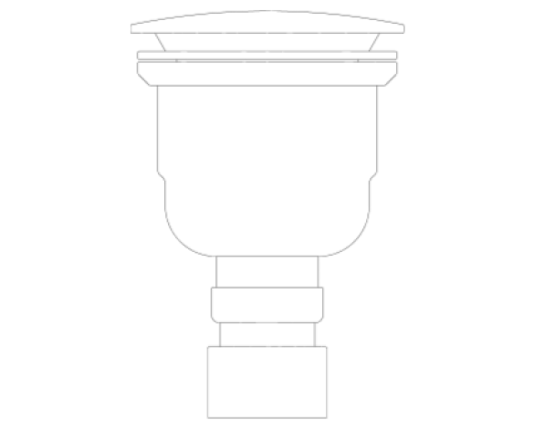 Revit, Bim, Store, Components, MEP, Object, Plumbing, Fixtures, METRIC, Grohe, Chrome, Vertical, Waste, Outlet, 49533000
