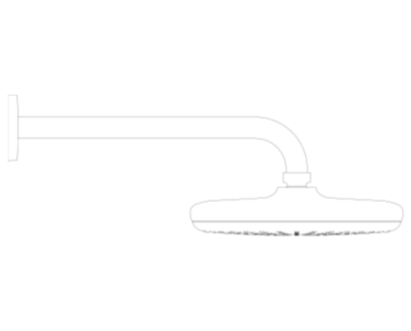 Image of Grohe Vitalio Start 210 Head Shower - 26416000