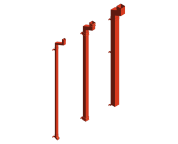 Revit, BIM, Download,Object, Free, Components, Gutter, Crest, Guttercrest, Downpipe, Georgian, Square