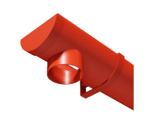 Revit, BIM, Download,Object, Free, Components, Gutter, Crest, Guttercrest, Half, Round, System