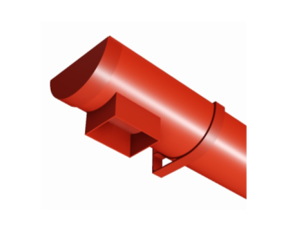 Revit, BIM, Download,Object, Free, Components, Gutter, Crest, Guttercrest, Half, Round, System