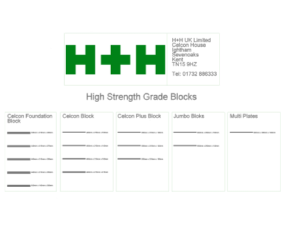 Revit, Bim, Store, Components, Wall, System, 14, Metric, H+H, UK, Limited, Block, Celcon, High, Strength, Grade, Plus, Foundation, Jumbo, Multi, Bloks, Plates
