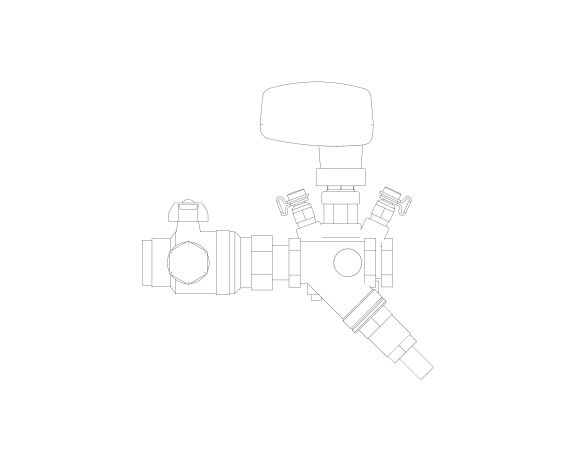 Image of Elite Prime Hook Up - PICV / Strainer Drain