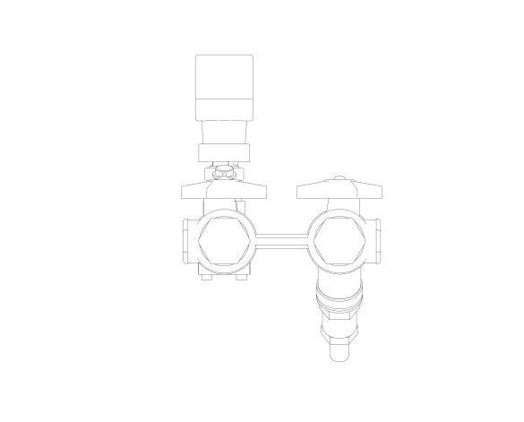 Image of Elite Prime Hook Up - PICV / Strainer Drain
