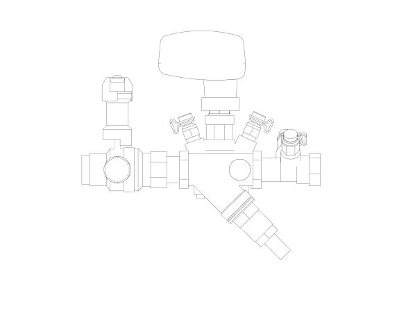 Image of Elite Prime Hook Up - PICV / StrainerDrain / FMD