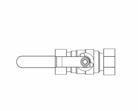 Product: Fig. 100CEXT - Ball Valves - DZR Brass