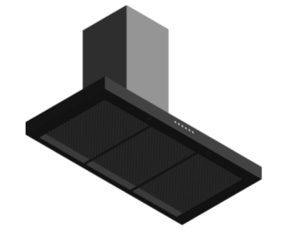 Revit, BIM, Mechanical, Kitchen, Hot, Point, Hotpoint, Extractor, PHBS9.8FLTIX