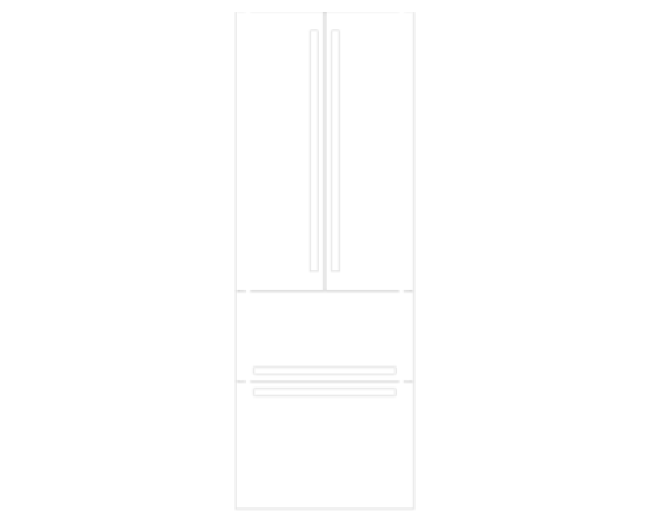 Revit, BIM, Mechanical, Kitchen, Hot, Point, Hotpoint, Fridge, freezer, FFU4D K