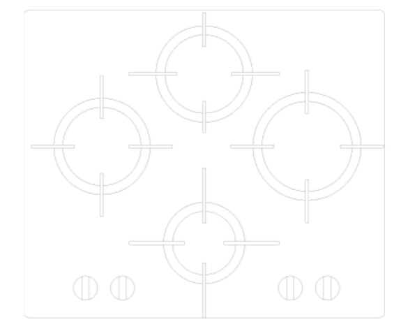 Revit, BIM, Mechanical, Kitchen, Hot, Point, Hotpoint, Hob, FTGH, G641D, HA