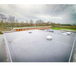 Product: Monarplan Fully Adhered Warm Roof System