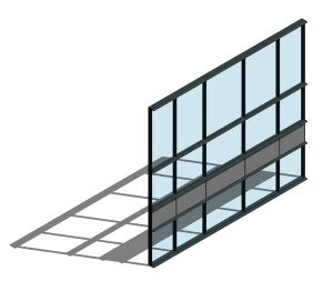 Product: FSX100 (50mm) Curtain Wall System - HC