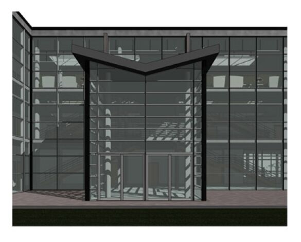 Revit, BIM, Store, Components, Architecture,Object,Free,Download,Kawneer,curtain,wall,system,50mm,AA100,mullion,drained