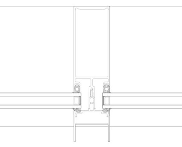 Revit, BIM, Store, Components, Architecture,Object,Free,Download,Kawneer,curtain,wall,system,65mm,AA110,mullion,drained