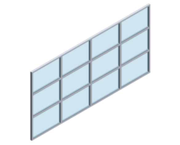Kawneer WSX720 Open Out Windows
