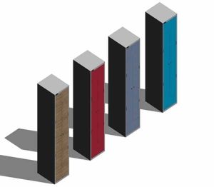 Product: Shockproof Lockers-Z Two Door Locker