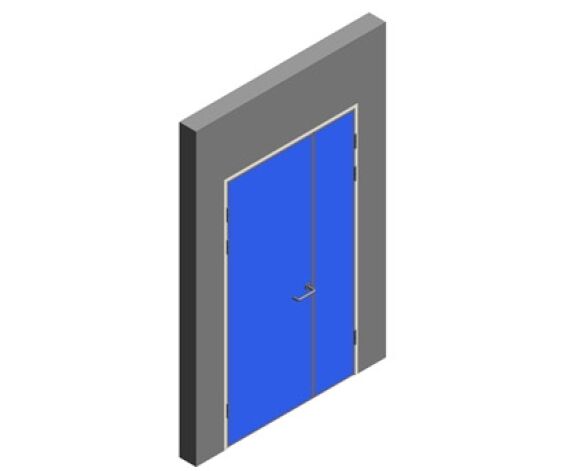 Revit, BIM, Download, Free, Components, Object, Interspec, Single, Door, Lloyd, Worrall, Half, leaf, ironmongery, doorset, detail, 00
