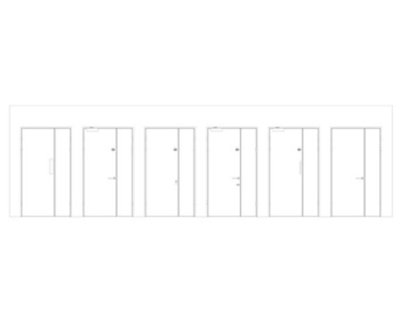 Revit, BIM, Download, Free, Components, Object, Interspec, Single, Door, Lloyd, Worrall, Half, leaf, ironmongery, doorset, detail, 00