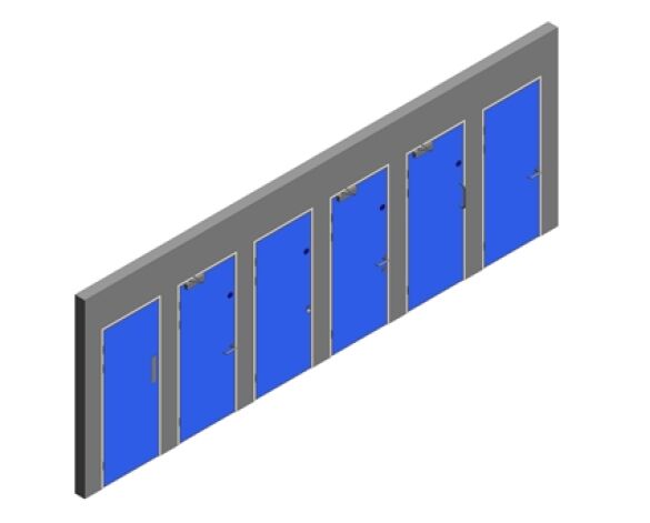 Revit, BIM, Download, Free, Components,Object,Interspec, Single, Door, 00, Lloyd, Worrall,single,leaf,ironmongery,doorset,detail,