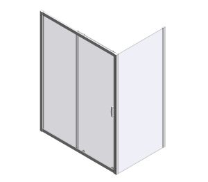 MERLYN - IQ Sliding Shower Door with Side Panel