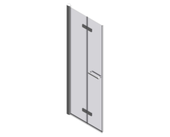 Bim, content,object,component,BIM, Store, Revit,free,original, library, merlyn, showering, shower, bath, enclosure, enclosures,easy, clean, bathscreen, Series, 8 8 Series, Folding, wall, Double
