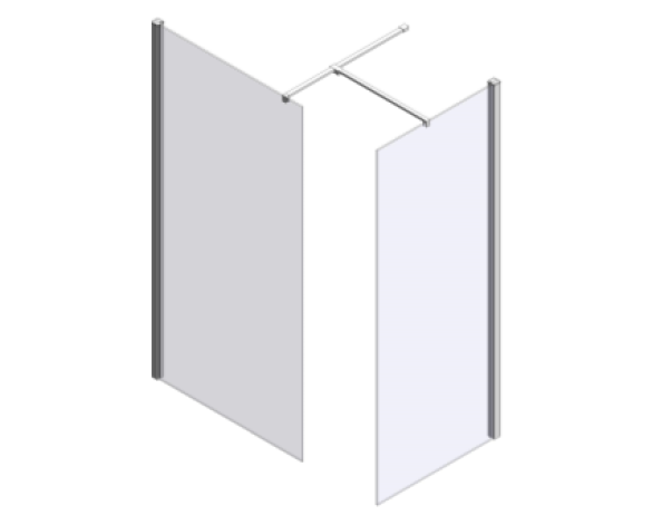 Bim, content,object,component,BIM, Store, Revit,free,original, library, merlyn, showering, shower, bath, enclosure, enclosures,easy, clean, bathscreen, Series, 8, 8 Series, Shower, Wall, walkin