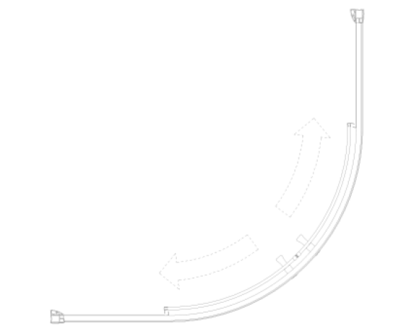 Bim, content,object,component,BIM, Store, Revit,free,original, library, merlyn, showering, shower, bath, enclosure, enclosures,easy, clean, bathscreen, wall, panel, swivel, glass, door, Ionic Essence, Framed, 2, Dr, Quadrant