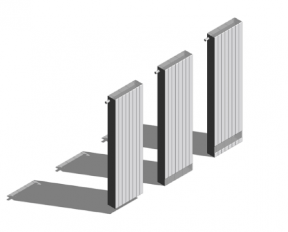 Vertical LST Radiators