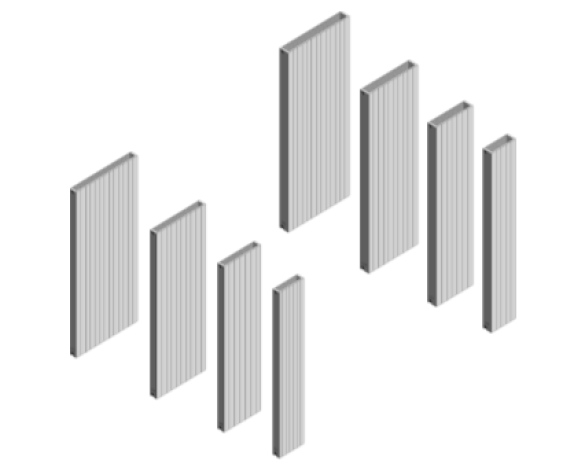 Revit, BIM, Download, Free, Components, object, objects, Myson, radiator, heating, mechanical, range, equipment, radiators, Plan, Plus, Vertical