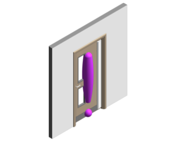 Revit, BIM, Download, Free, Components, Doorset, Single, Fire, Door, Doors, Finger, Guard, Education, School