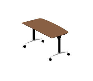 Product: Obvio 'D' End Shape Flip Top Table Range
