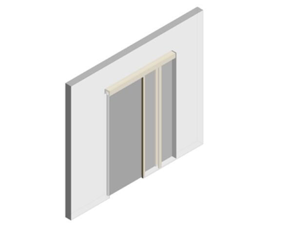 Bim, BIM, Store, Revit, PC, P C, Henderson, Door, 100, Husky, Pocket, Single, PDK