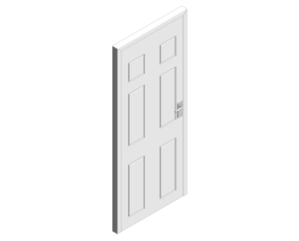 Revit, BIM, Download, Free, Components, Object, Single, Door, Leaf, Doorset, Hughes