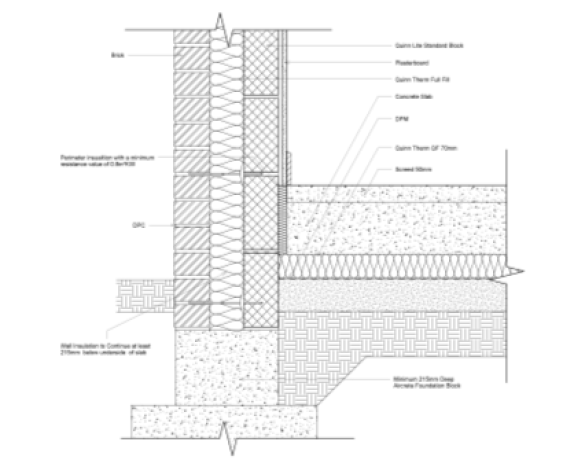 Revit, BIM, Store, Components, Architecture, Object,Free,Download,Quinn,Building.Products,material,insulation,block,external,wall,floor,masonry,cavity,full,fill,ground,bearing,below,slab,lite,QF,therm