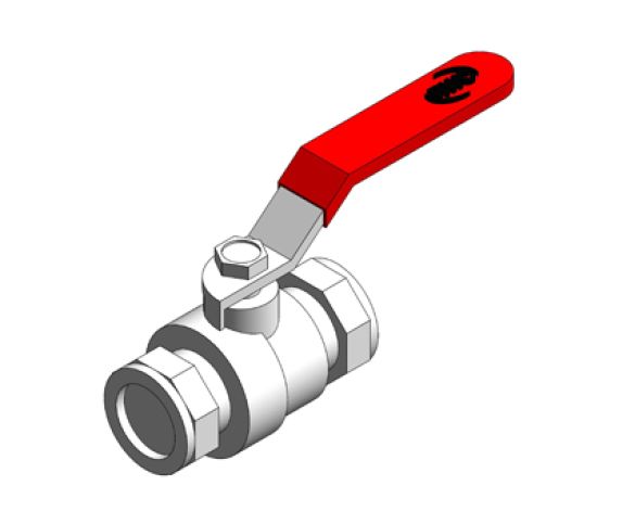 Revit, BIM, Store, Components, Architecture, Object, Free, Download, MEP, Mechanical, Pipe, Fluid, Systems, Valve, Ball, Nickel, plated, compression, PN40, red, handle, reliance, water, controls, BVAL400061, BVAL400071, BVAL400081, BVAL400091, BVAL400101, BVAL400111