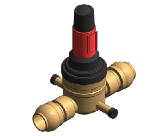 Revit, Bim, Store, Components, MEP, Object, Reliance, Water, Controls, RWC, Mechanical, Pipe, 314, Series, Commercial, PRV, Valve, Sharkbite, SBPRED314001, SBPRED314005