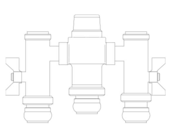 Sharkbite, Revit, Bim, Store, Components, MEP, Object, Reliance, Water, Controls, RWC, Mechanical, Pipe, Ausimix, Compact, Thermostatic, Mixing, Valve, SBHEAT110780, SBHEAT110785