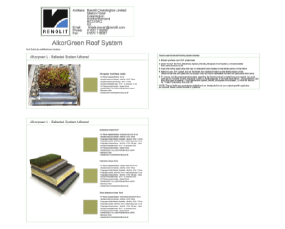 Revit, Bim, Store, Components, Generic, Model, Object, 14, renolit, membrane, roof, system, alkorgreen, build, up, structure, sedum, extensive, intensive, semi, easy, install