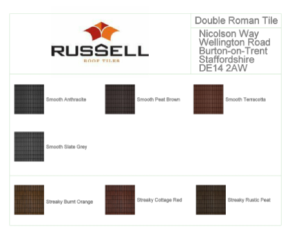 Revit, BIM, Download, Free, Components, object, Russell, Roof, Tiles, Double, Roman, Smooth, Streaky